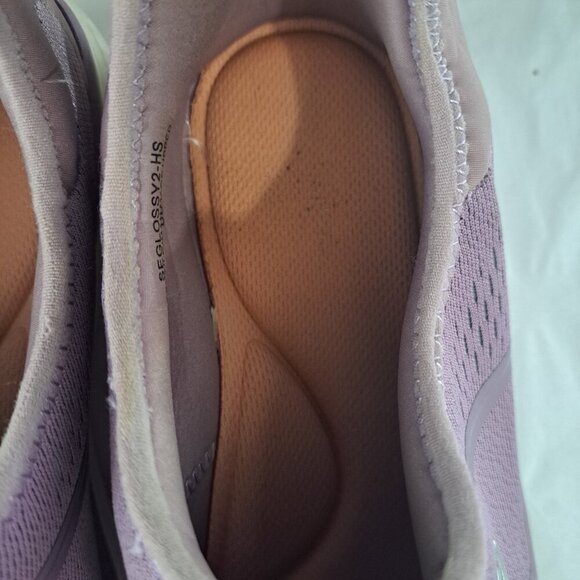 Easy Spirit Women's 9.5 Wide GLOSSY2 Purple Slip-On Walking Sneakers - Picture 7 of 9